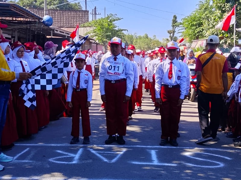 KEGIATAN LOMBA GERAK JALAN SD TINGKAT KECAMATAN